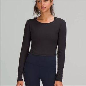Lululemon Wunder Train Cropped long sleeve shirt